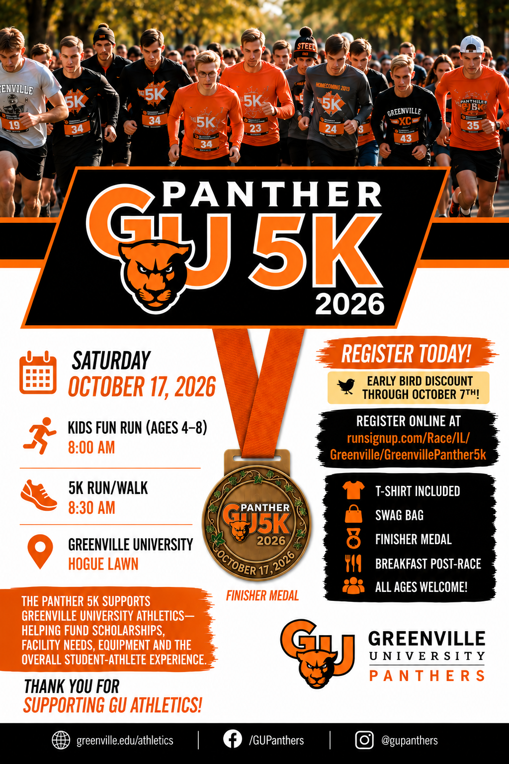 Greenville University Panther 5K